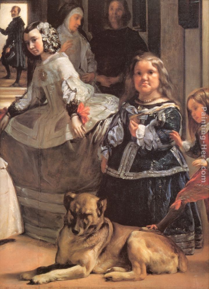 Diego Rodriguez de Silva Velazquez Las Meninas [detail]